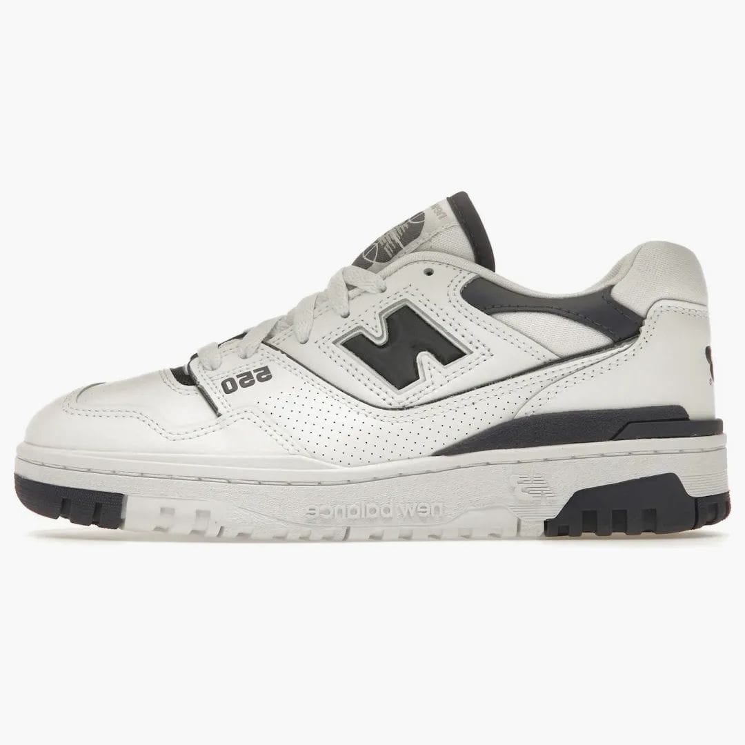 New Balance 550 White Dark Mercury (women's)