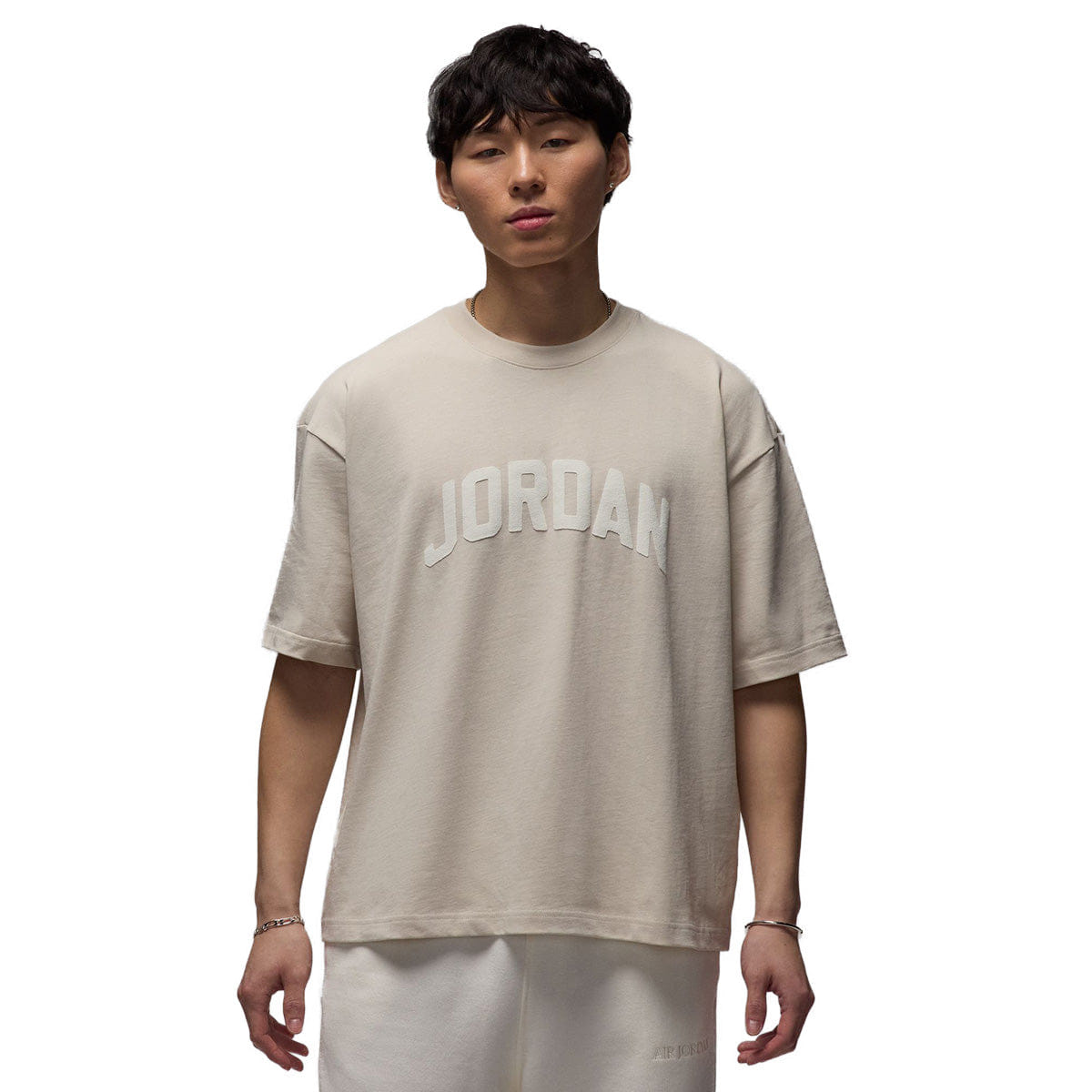 Air Jordan Flight Essentials Boxy Short Sleeve Crew T - Shirt Light Orewood Brown/Sail