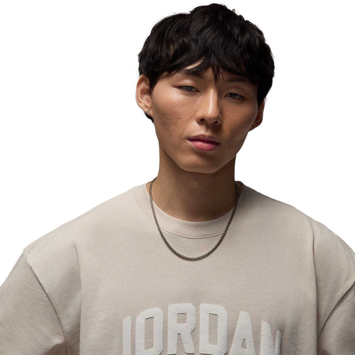 Air Jordan Flight Essentials Boxy Short Sleeve Crew T - Shirt Light Orewood Brown/Sail