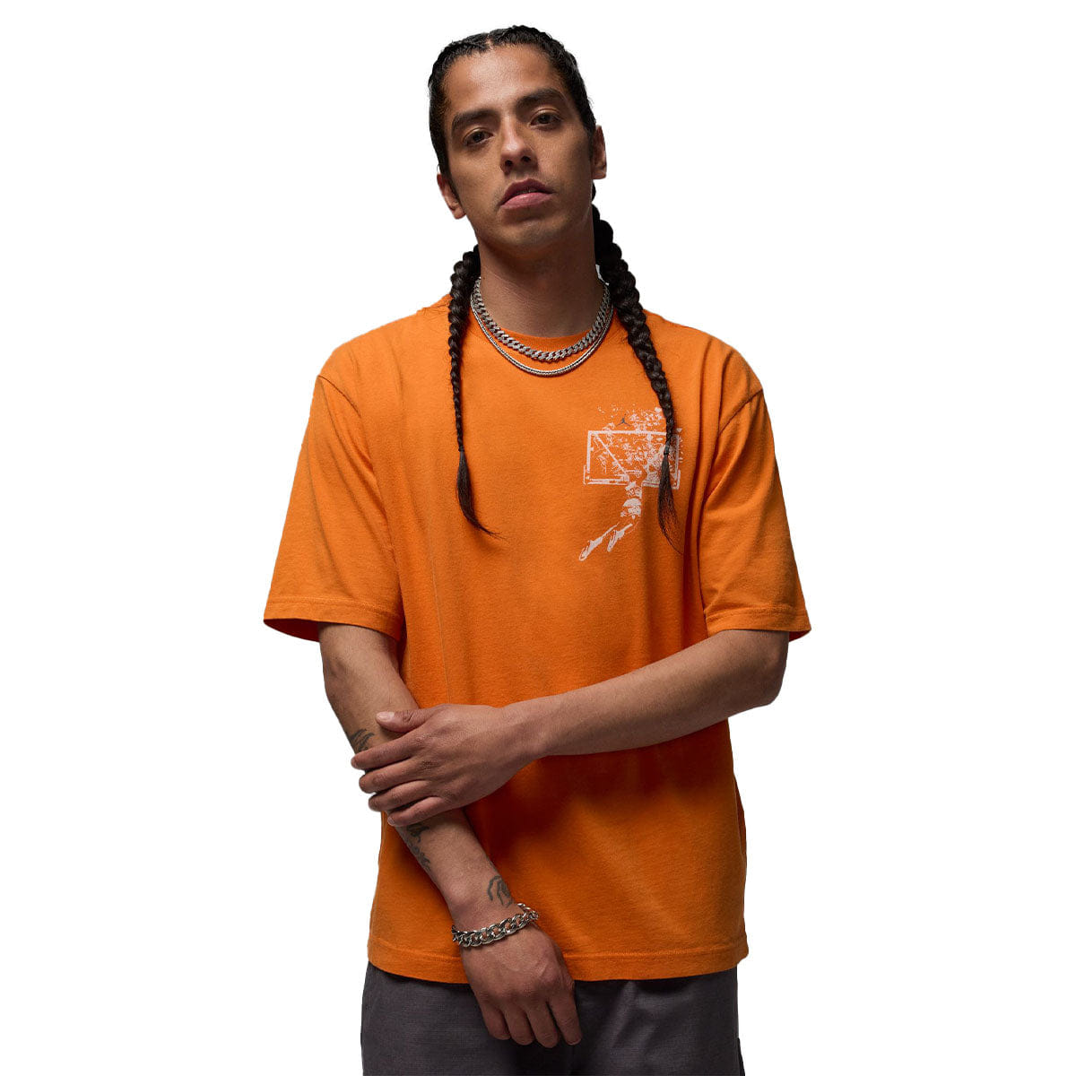 Air Jordan Brooklyn Men's Oversized Graphic T - Shirt Starfish/Sail