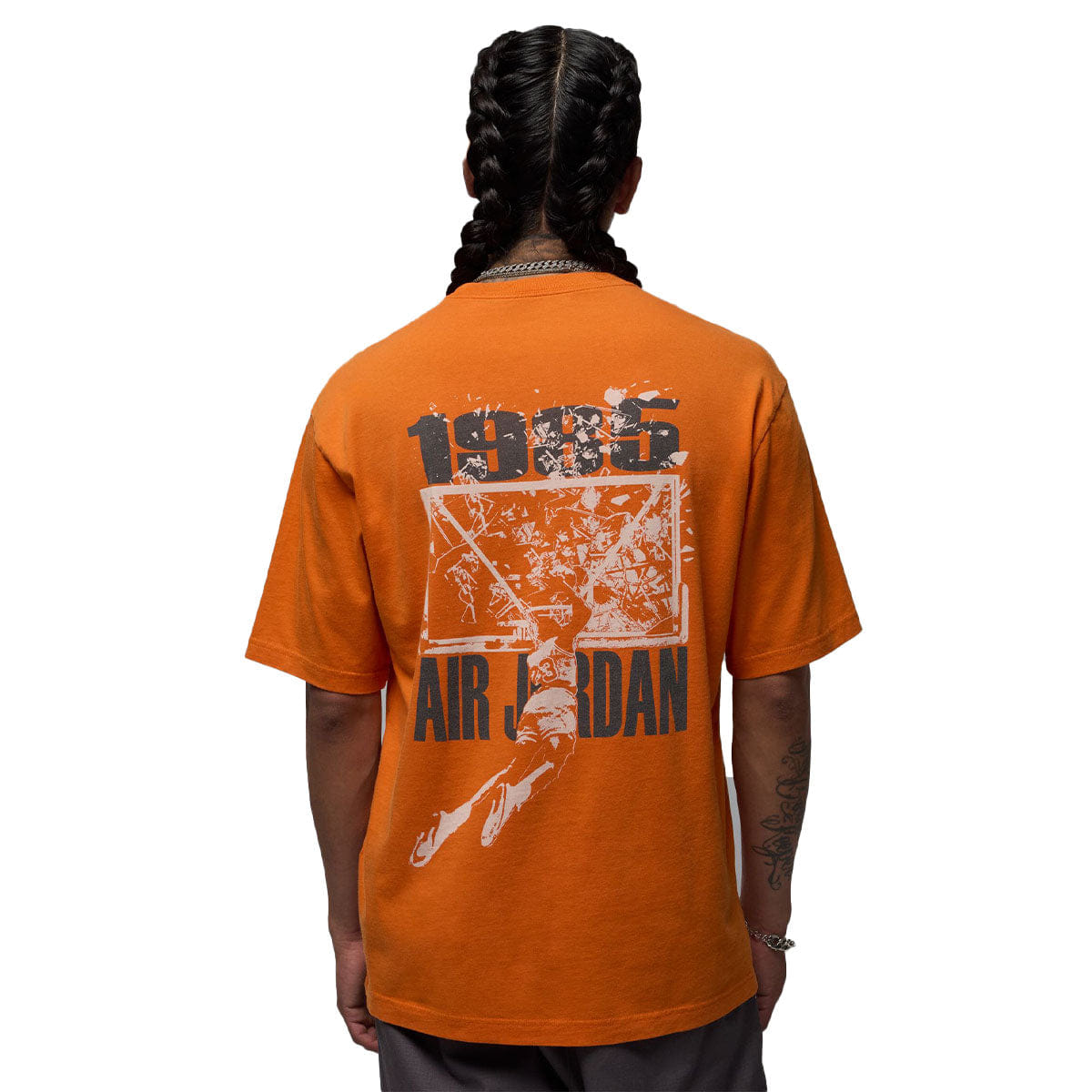 Air Jordan Brooklyn Men's Oversized Graphic T - Shirt Starfish/Sail