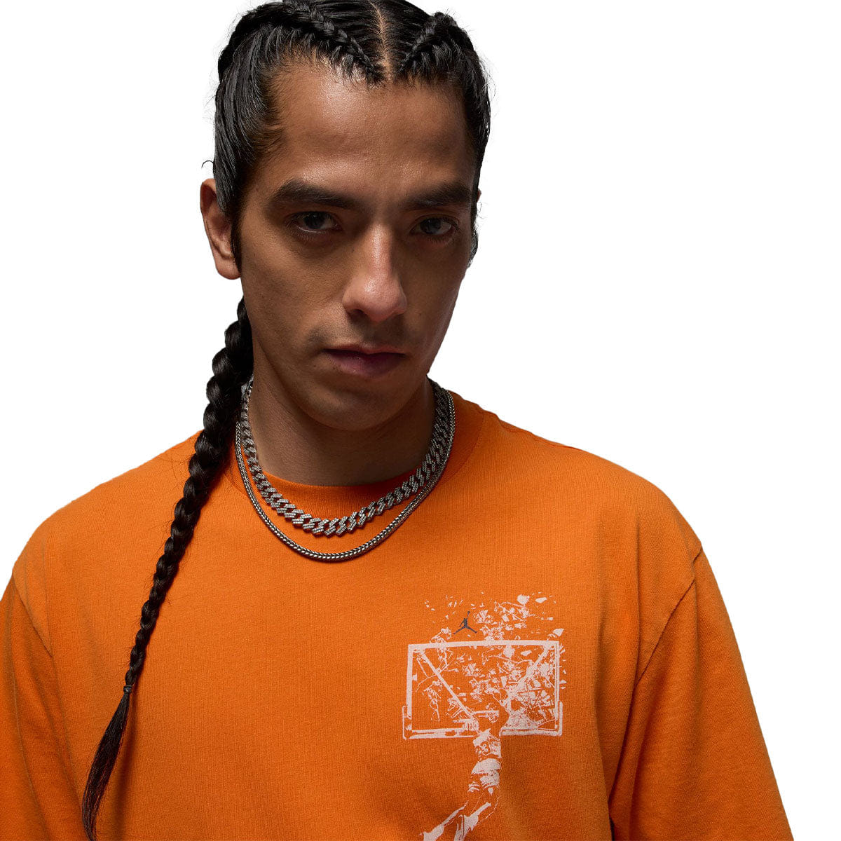Air Jordan Brooklyn Men's Oversized Graphic T - Shirt Starfish/Sail
