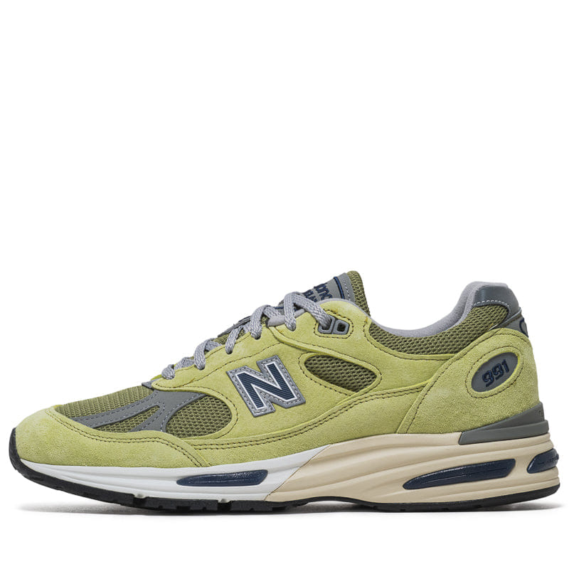 New Balance Made in UK 991v2 Summer Brights - Green Banana/Moss