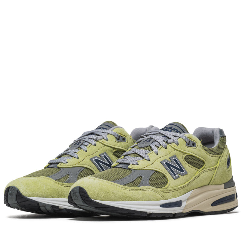 New Balance Made in UK 991v2 Summer Brights - Green Banana/Moss