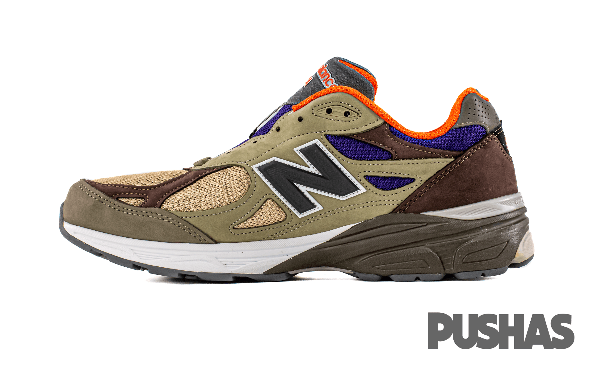 New Balance 990v3 MiUSA Teddy Santis Khaki Orange (2023)