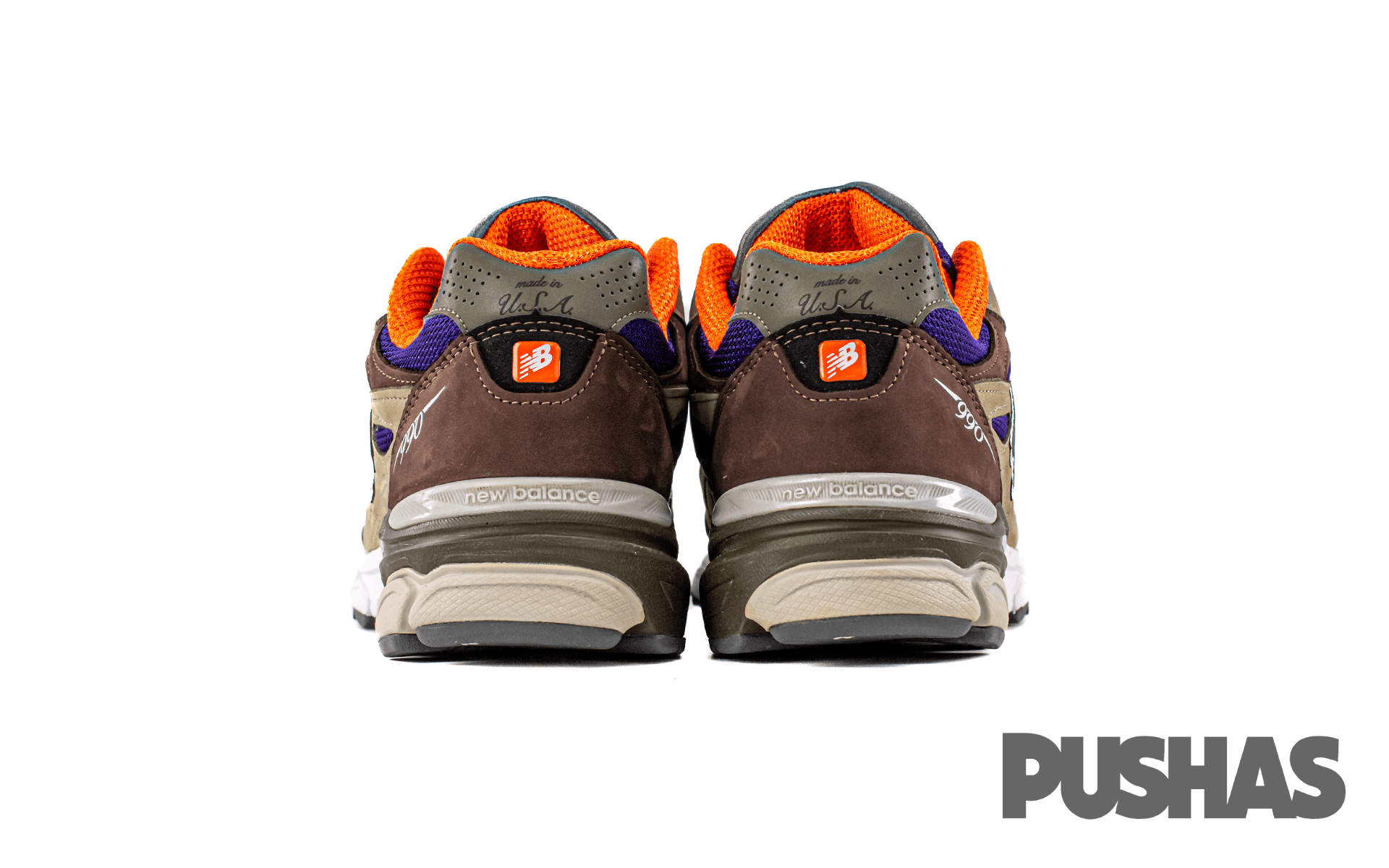 New Balance 990v3 MiUSA Teddy Santis Khaki Orange (2023)