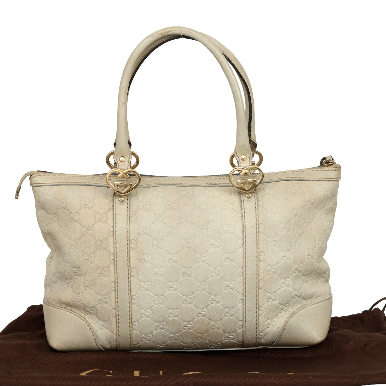 GUCCI GUCCISSIMA LOVELY HEART TOTE BAG