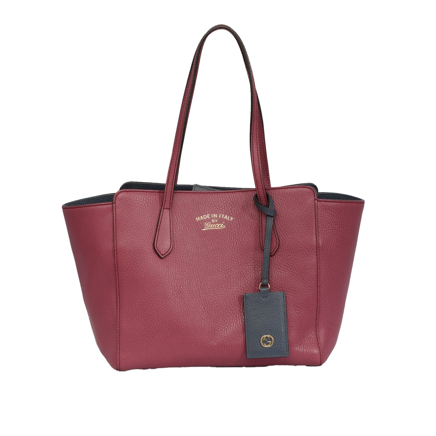 GUCCI SWING LEATHER TOTE BAG