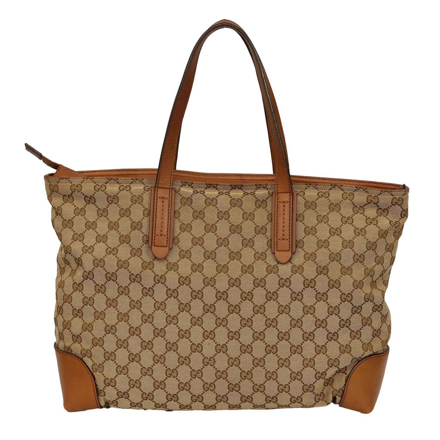 GUCCI GG CANVAS WEB SHERRY LINE TOTE BAG