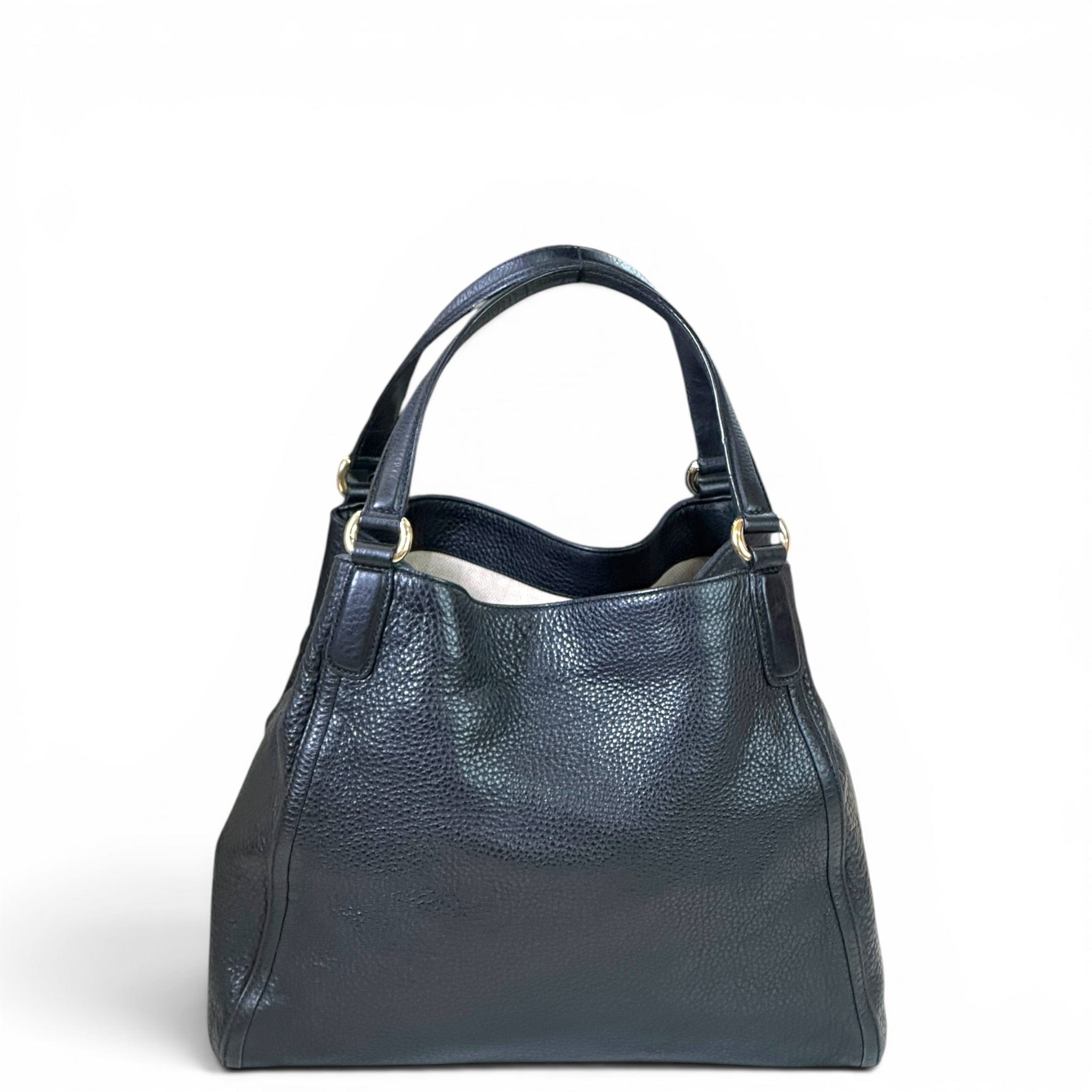 Gucci Soho Tote Medium Black Leather