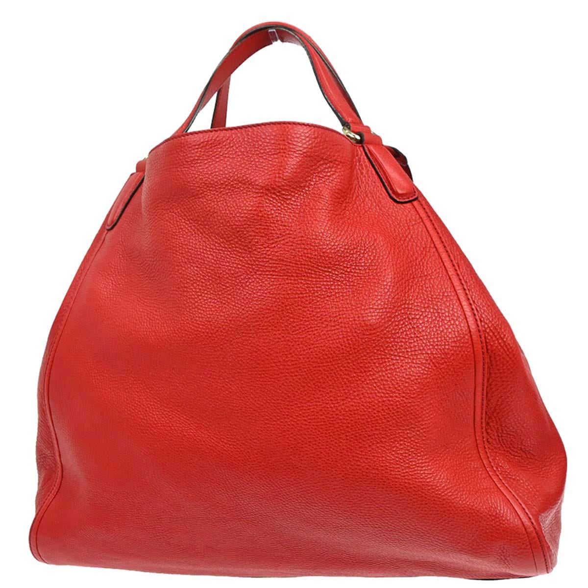 Gucci Red Calfskin Soho Handbag