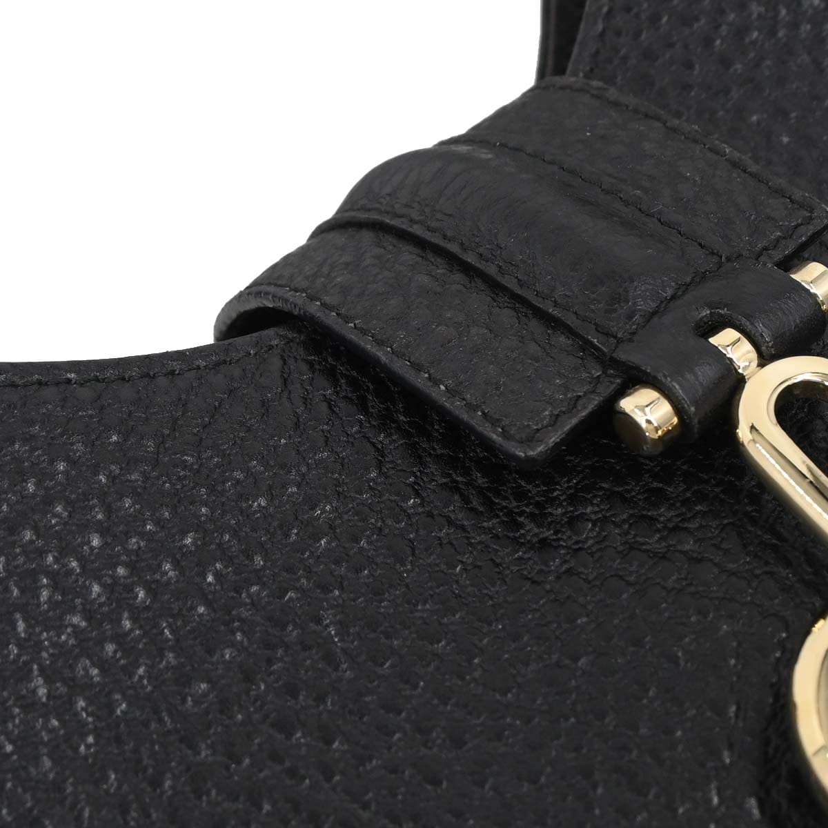 Gucci Black Leather Junco Handbag