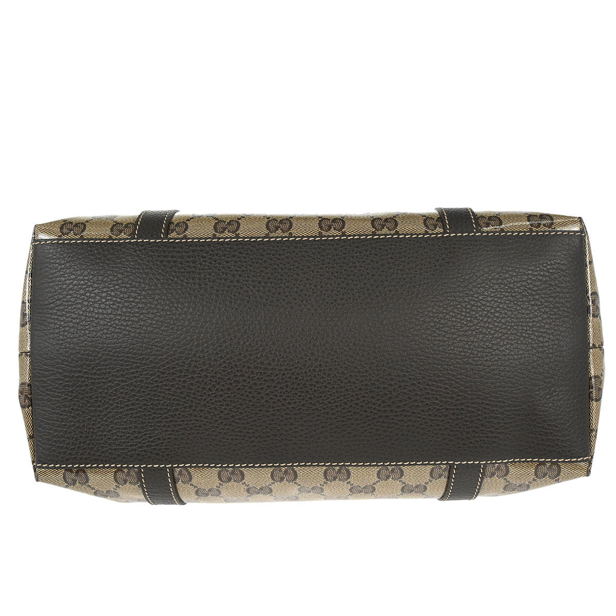 Gucci Brown PVC GG Charm Dome Satchel 2way Shoulder Handbag
