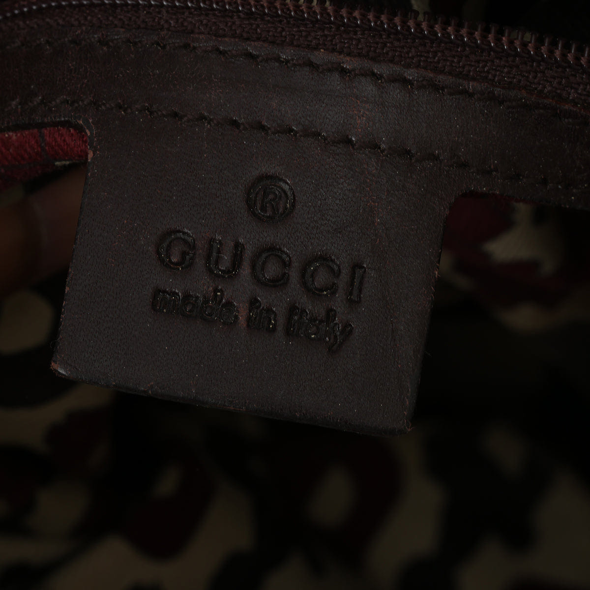 Gucci Brown Guccissima Leather Chain Small Tote Bag