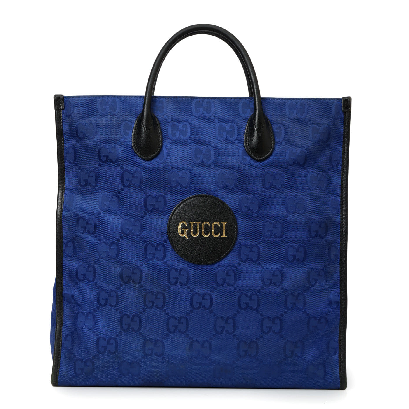 Gucci Blue GG Nylon Off The Grid Vertical Tote Bag