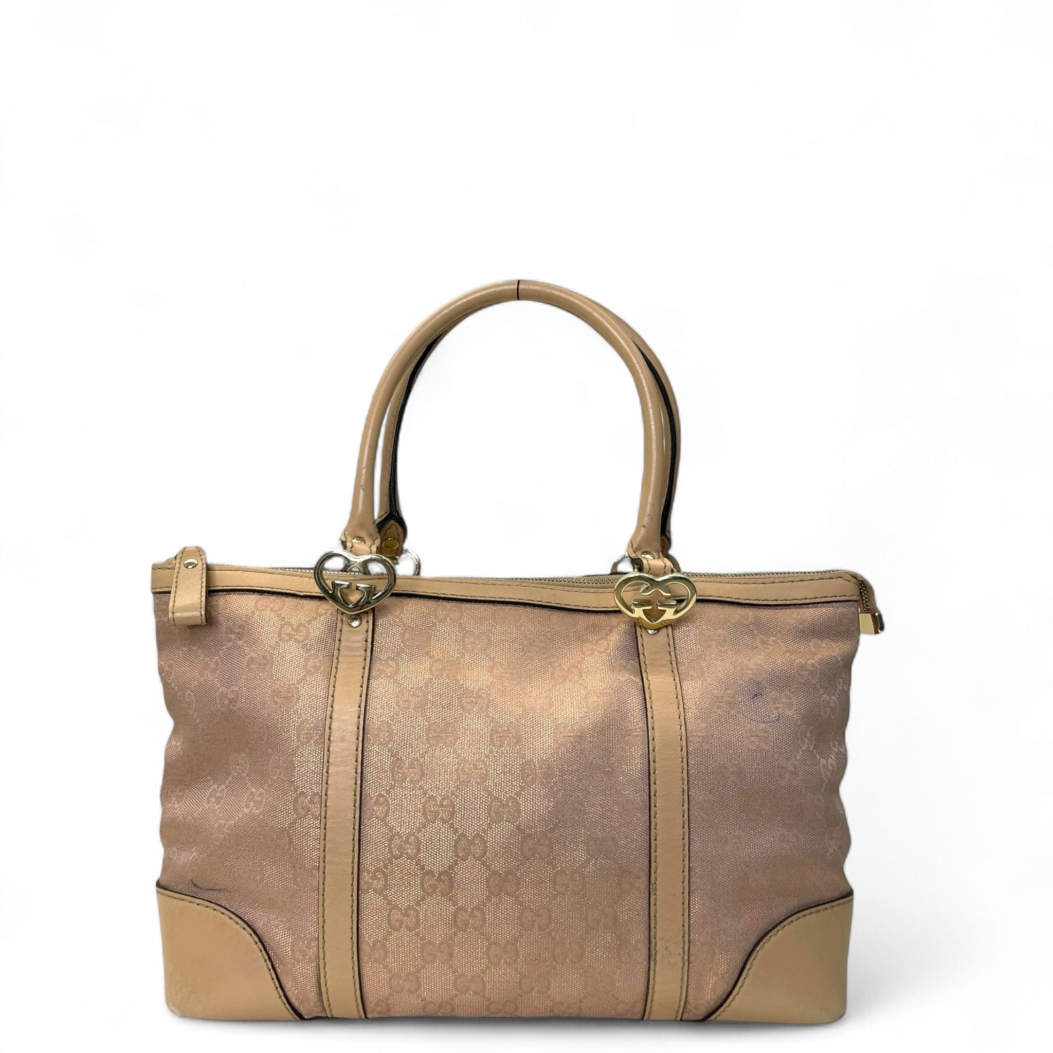 Gucci GG Canvas Lovely Heart Tote Bag