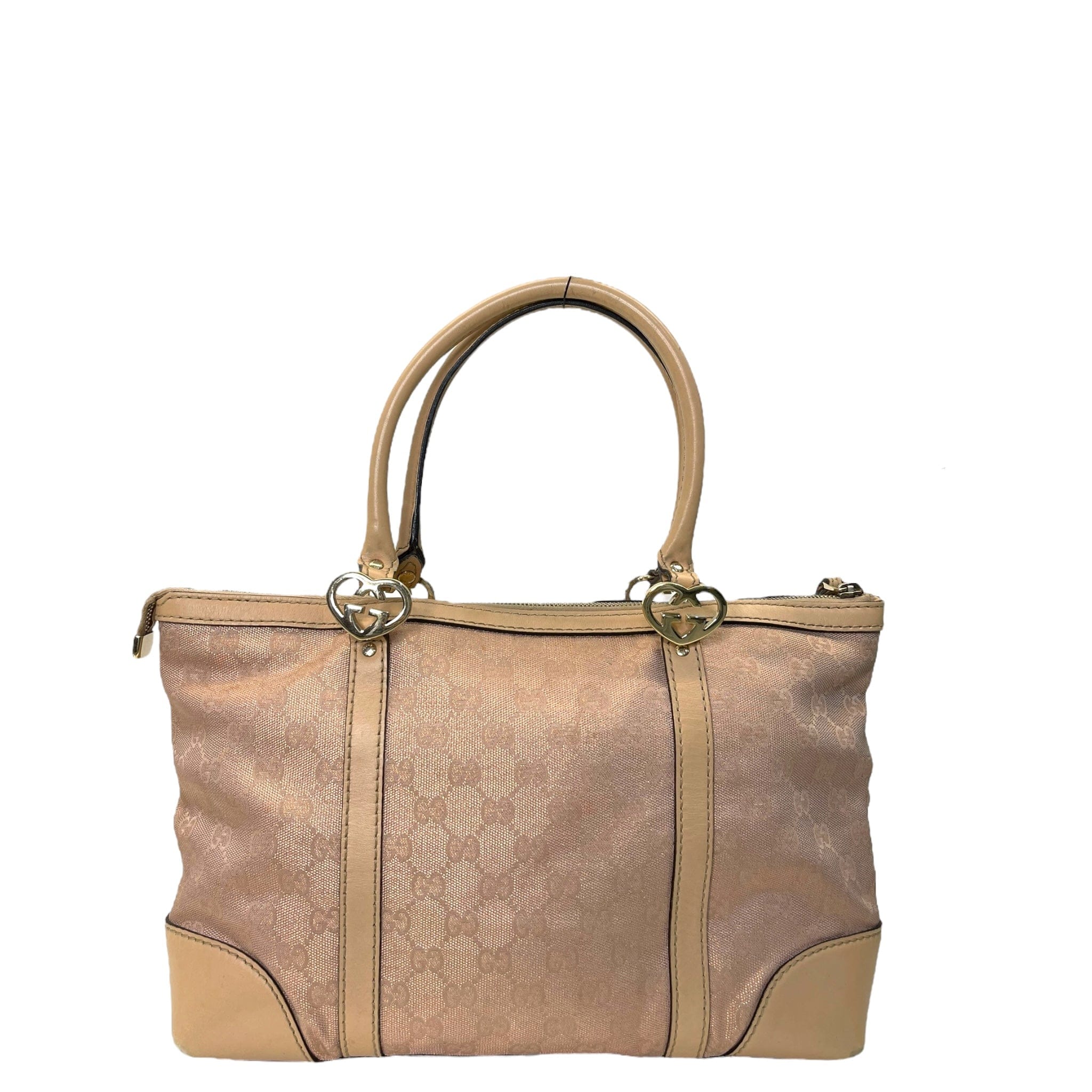 Gucci GG Canvas Lovely Heart Tote Bag