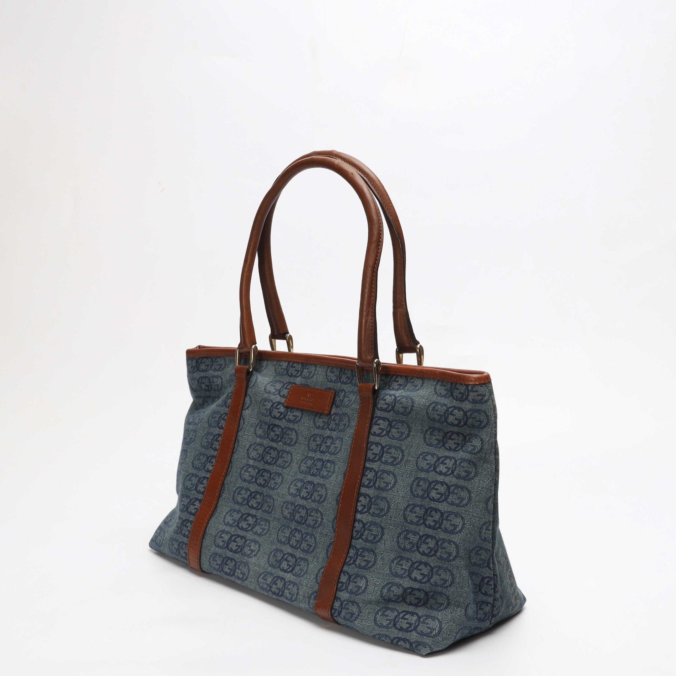 Gucci GG Canvas Denim Joy Tote