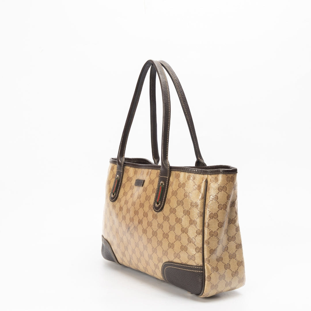 Gucci Brown GG Canvas Princy Tote Bag