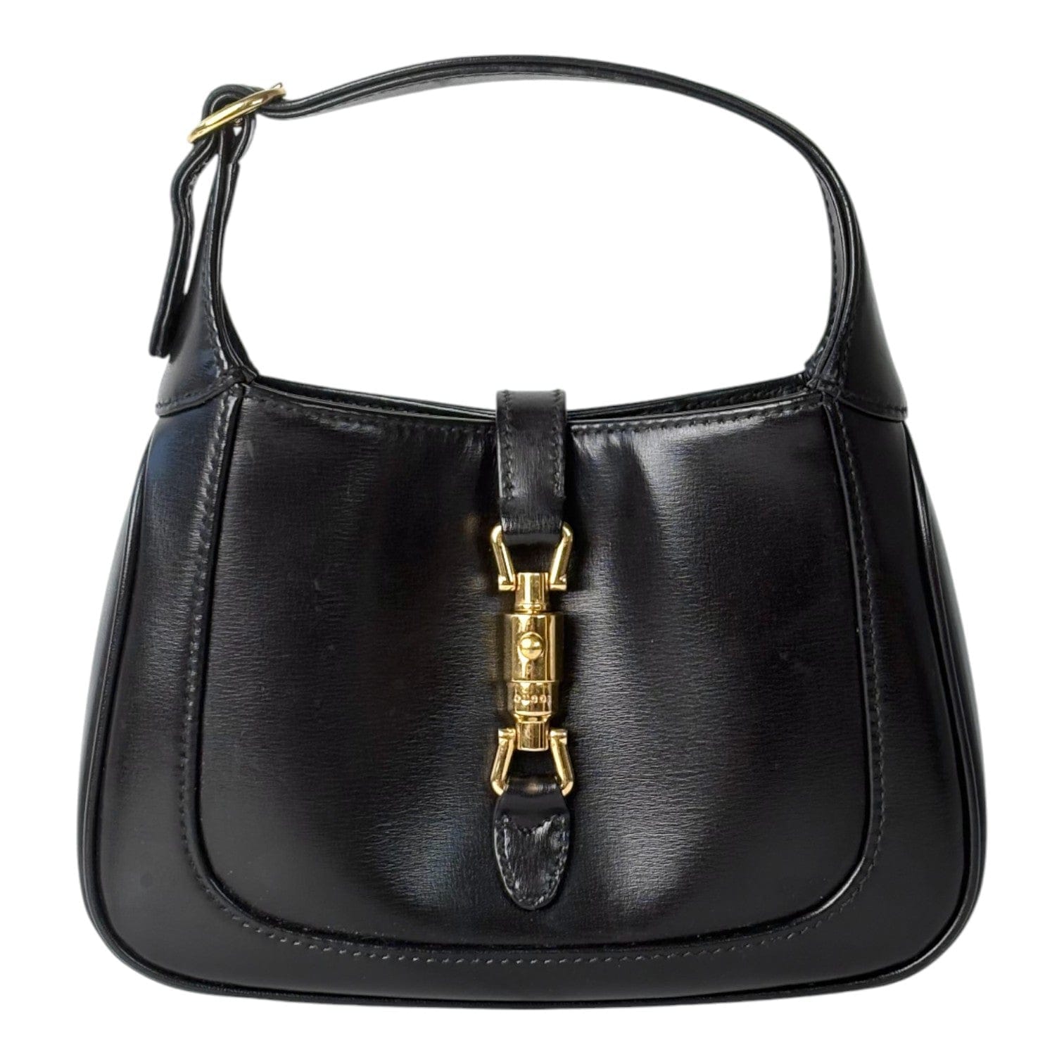 Gucci 1961 Black Leather Handbag Mini