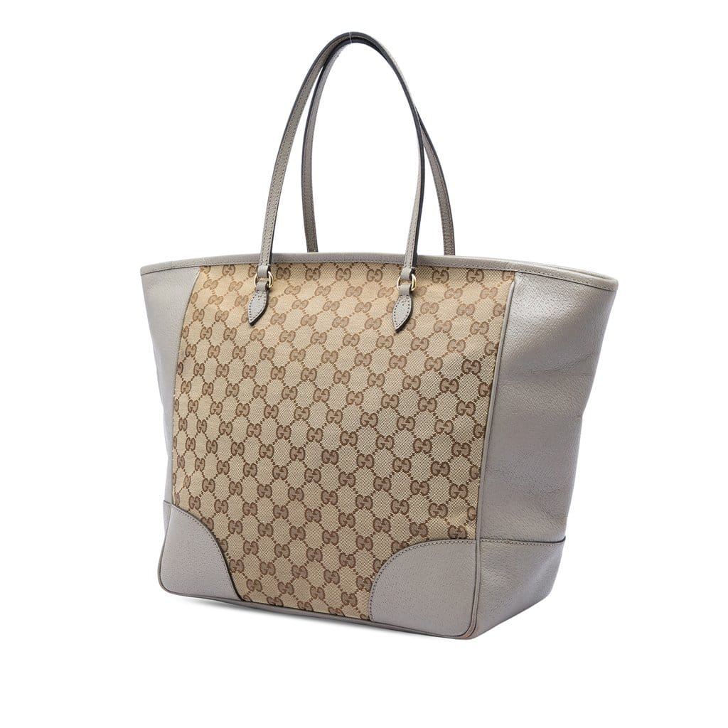 Gucci GG Canvas and Leather Bree Tote