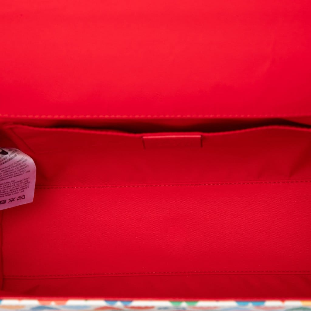 Gucci Childrens Coated Canvas Heart Handbag