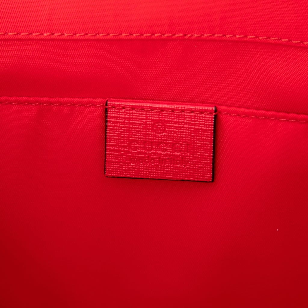 Gucci Childrens Coated Canvas Heart Handbag