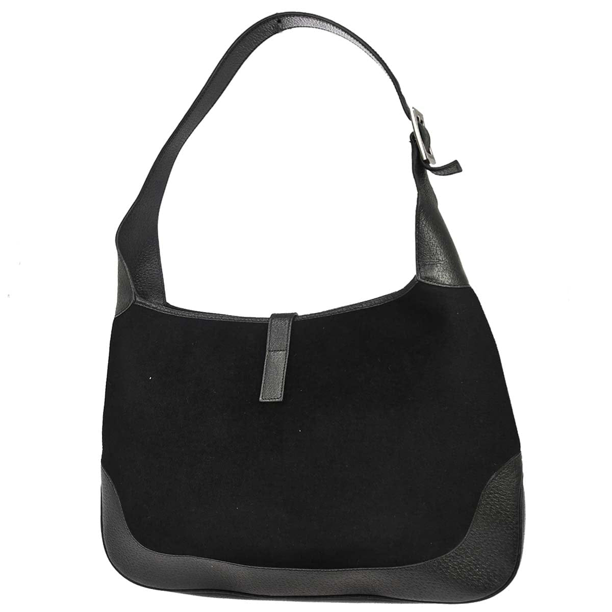 Gucci Black Wool Pigskin Jackie Handbag