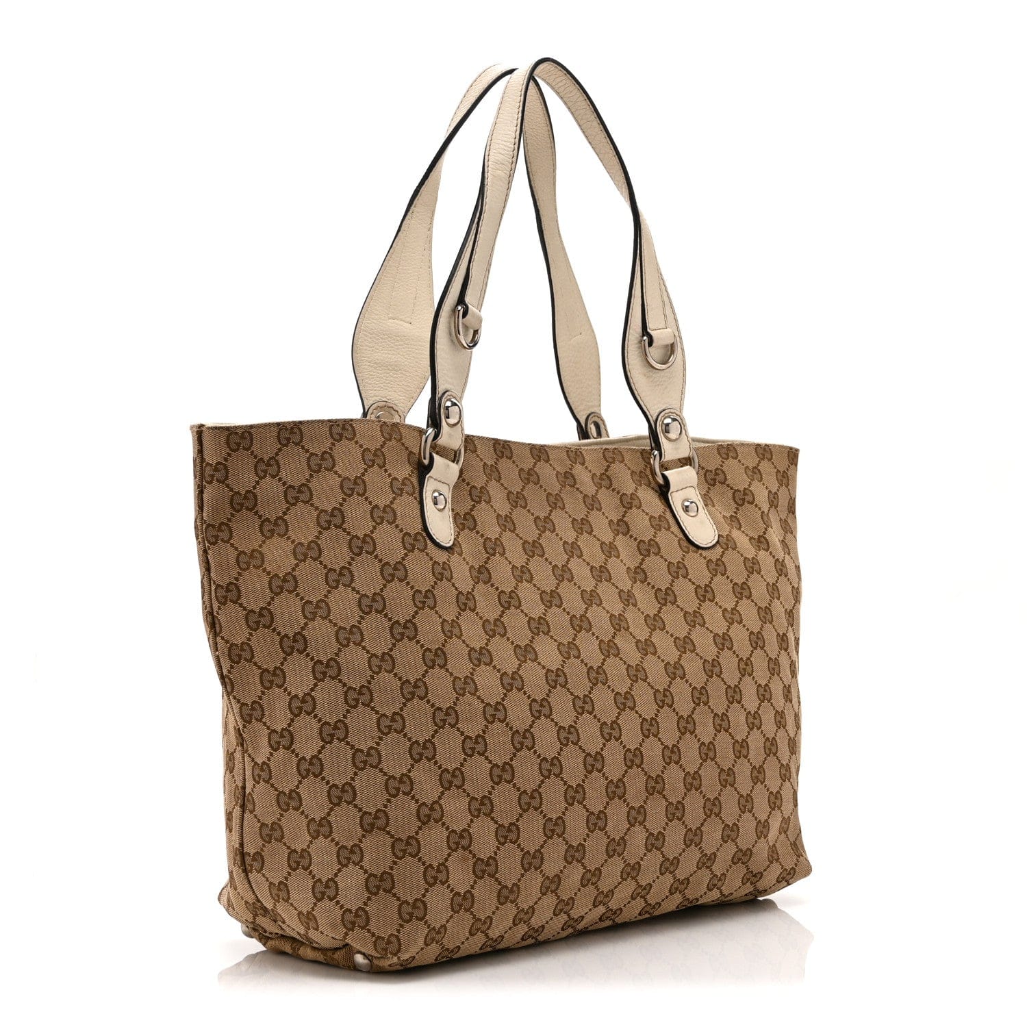 Gucci Monogram Medium Icon Bit Tote Off White