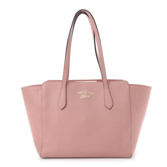 Gucci Dollar Calfskin Small Swing Tote Soft Pink