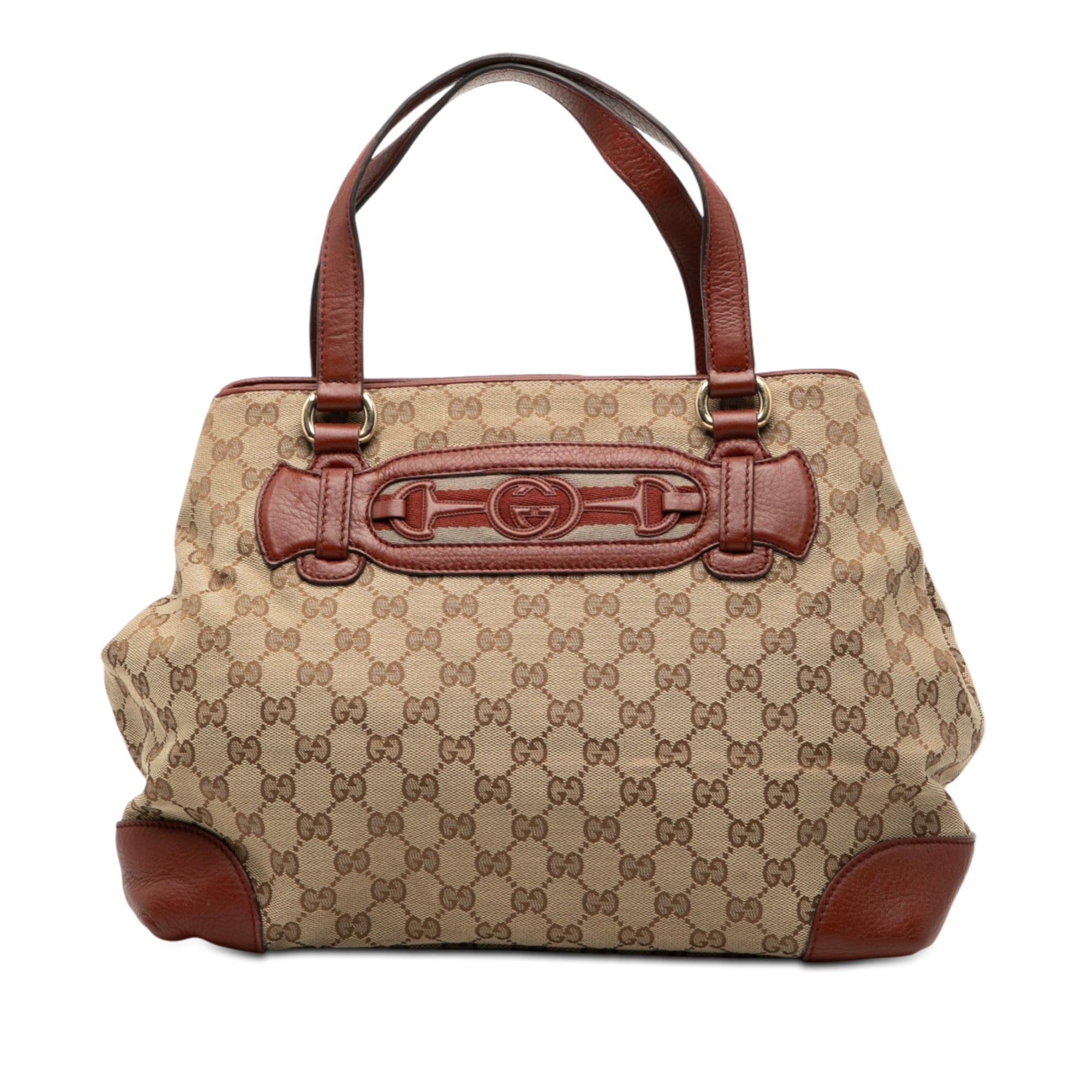 Gucci GG Canvas Web Dressage Tote