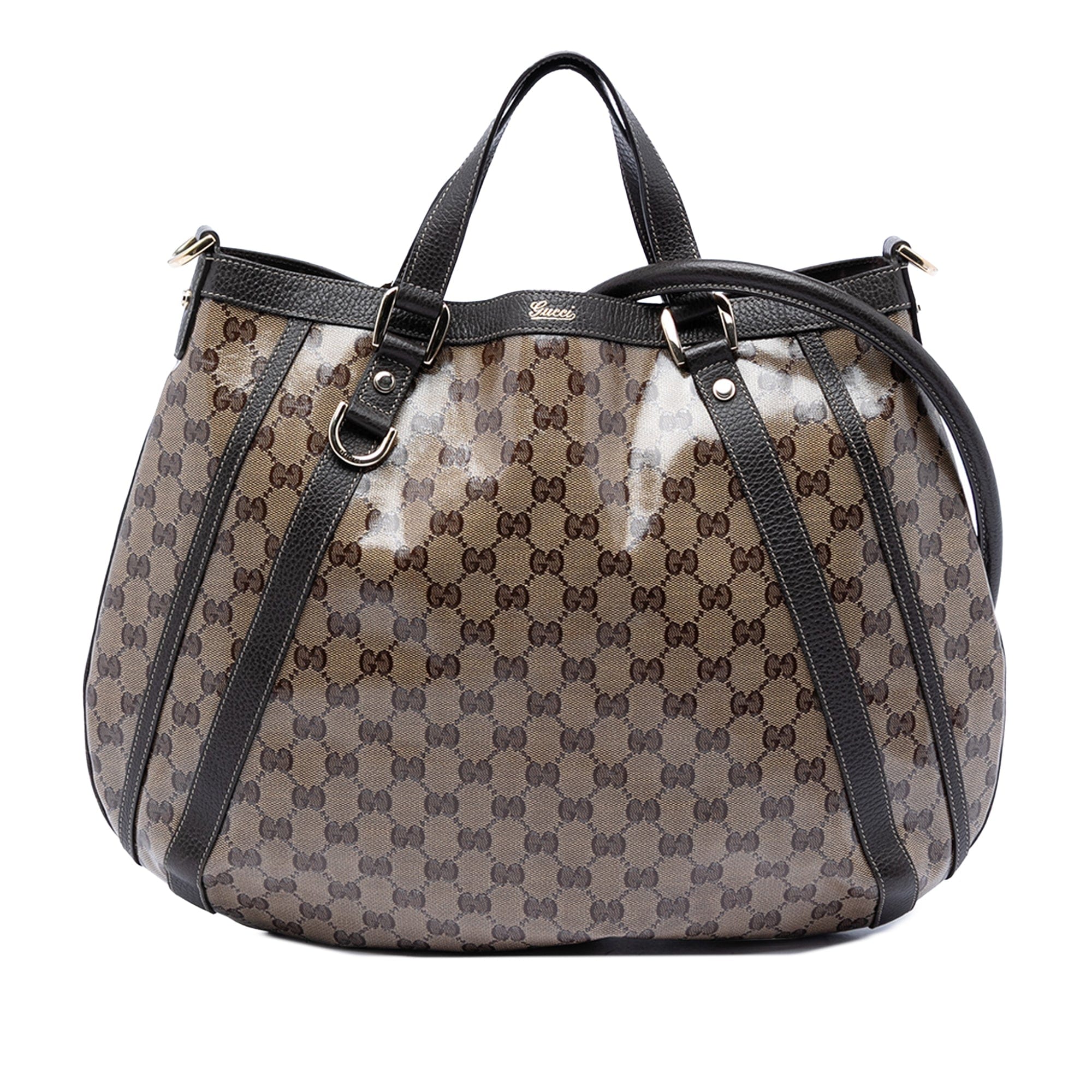 Gucci GG Crystal Abbey D Ring Convertible Tote