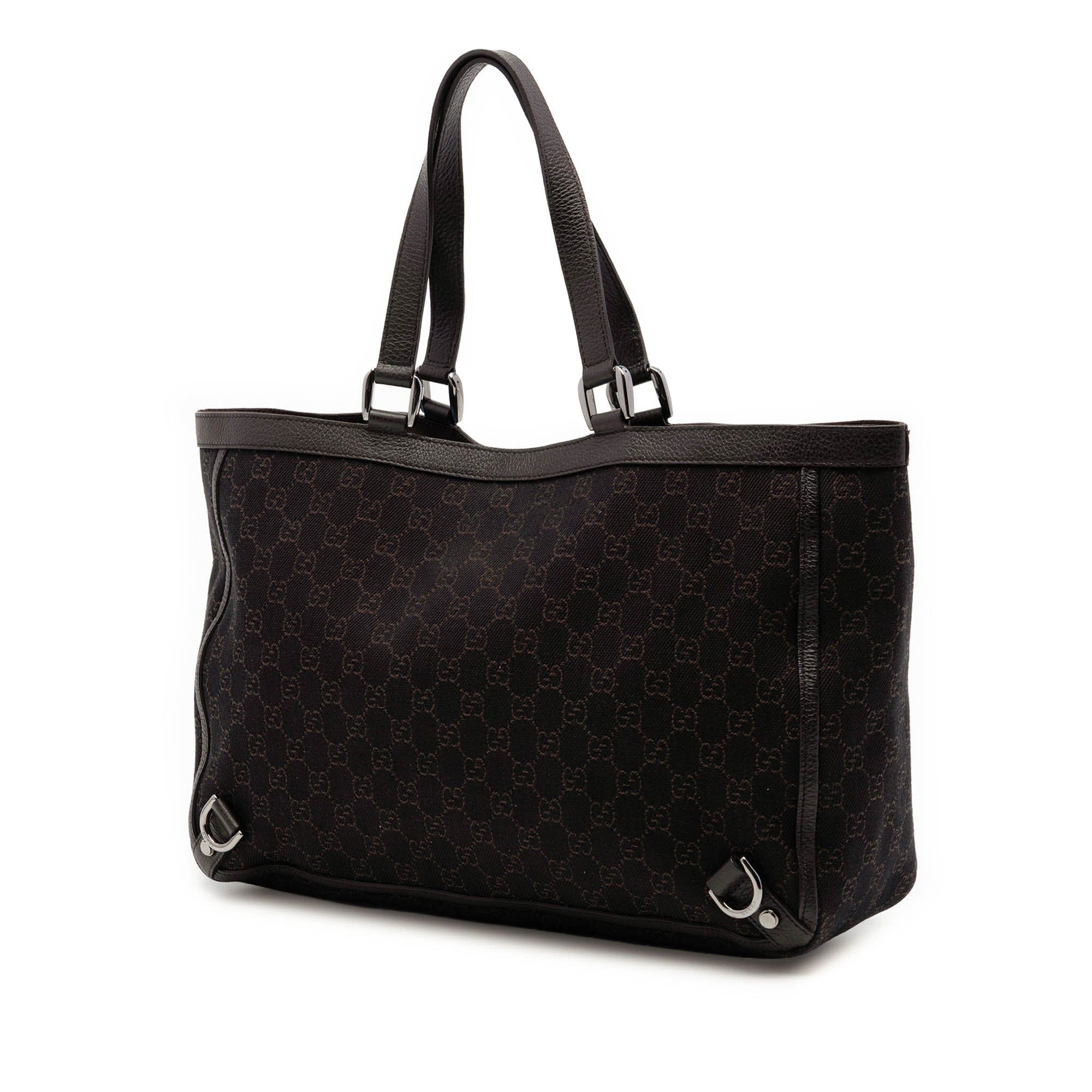 Gucci GG Denim Abbey D Ring Tote