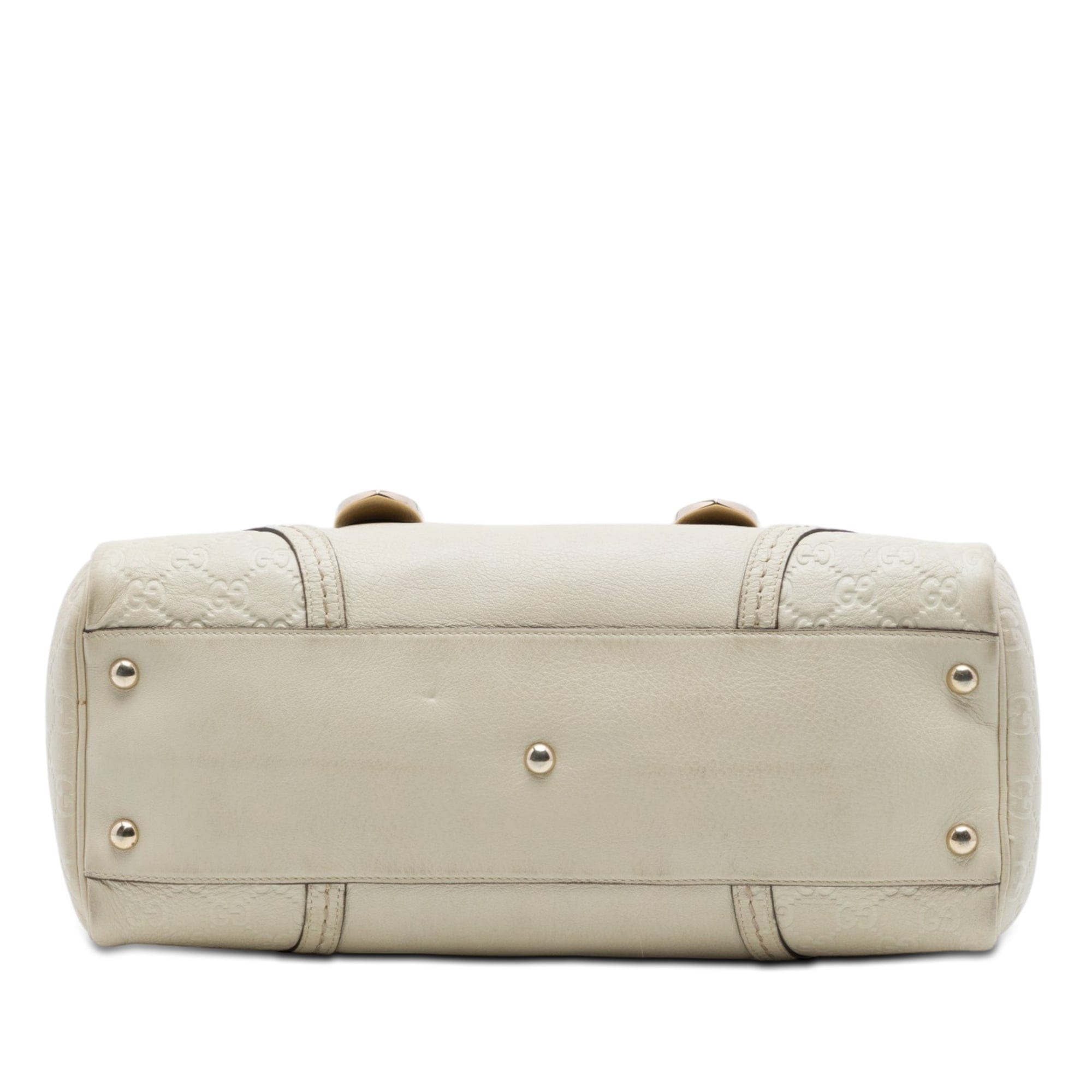 Guccissima Trimmed Leather Signoria Handbag