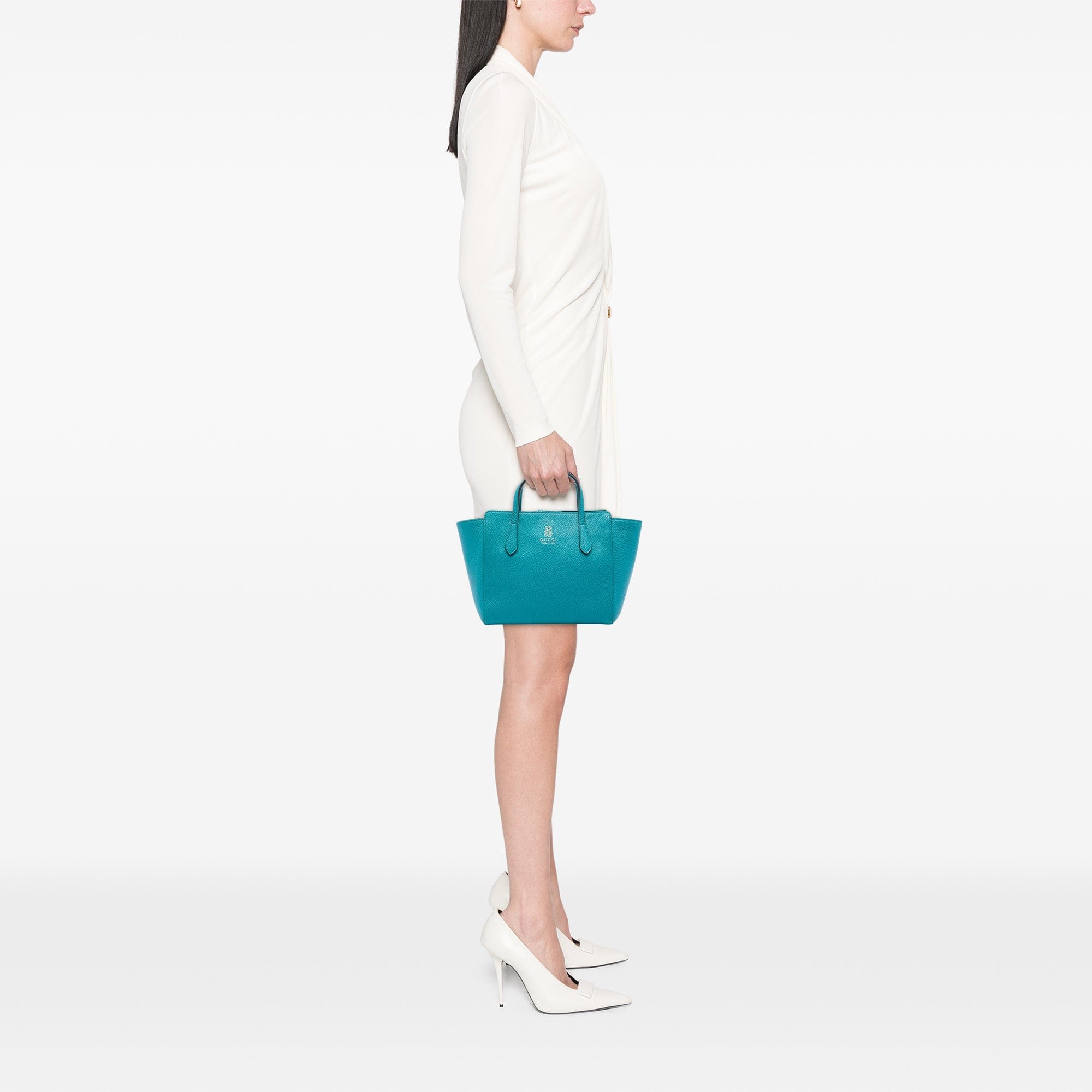 Gucci Mini Calfskin Swing Handbag