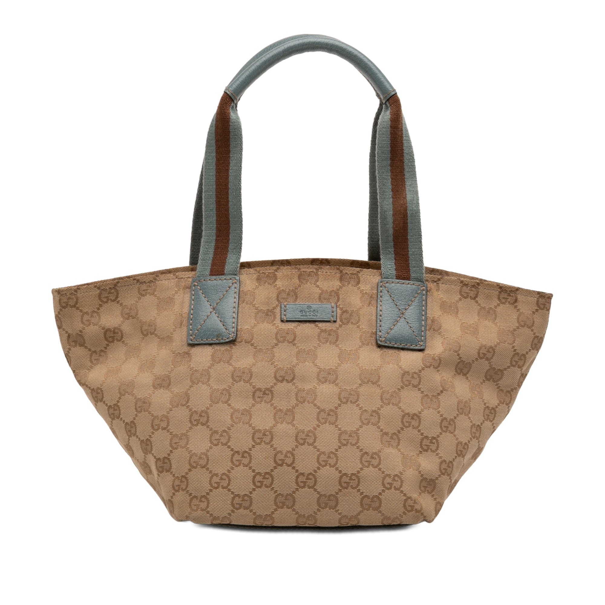 Gucci GG Canvas Web Tote