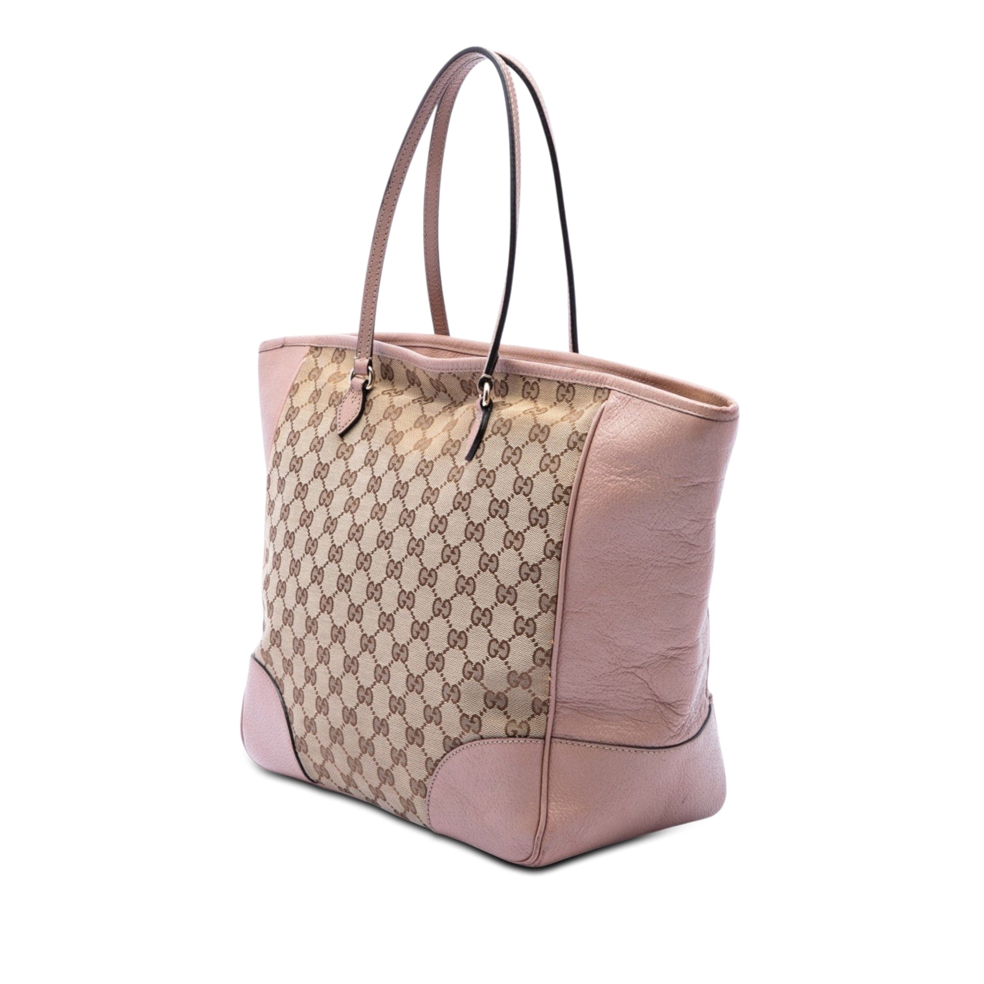 Gucci GG Canvas and Leather Bree Tote