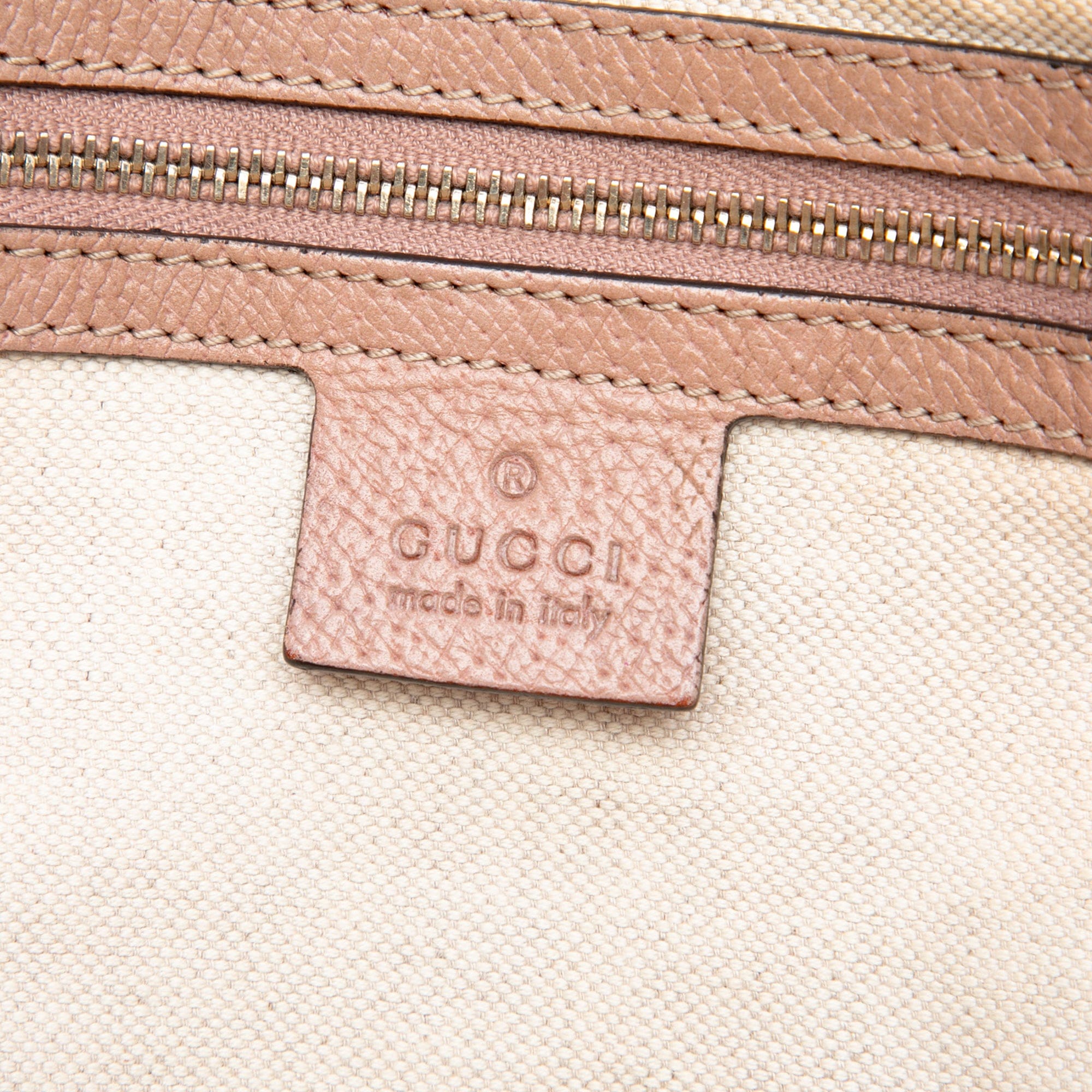 Gucci GG Canvas and Leather Bree Tote