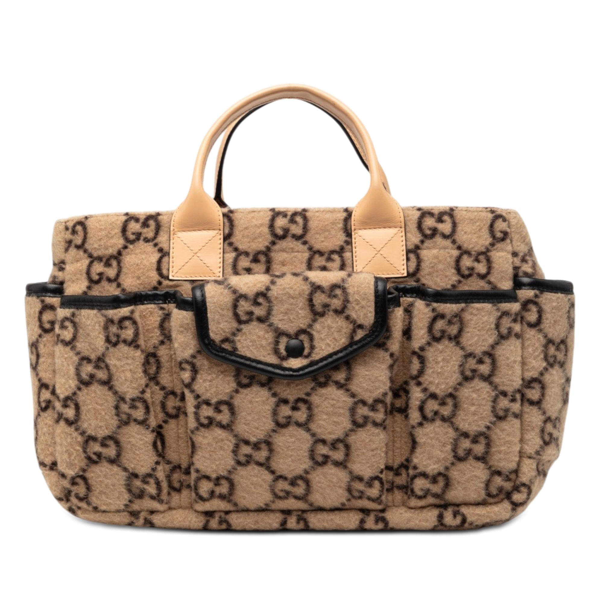 Gucci GG Wool Childrens Pocket Handbag