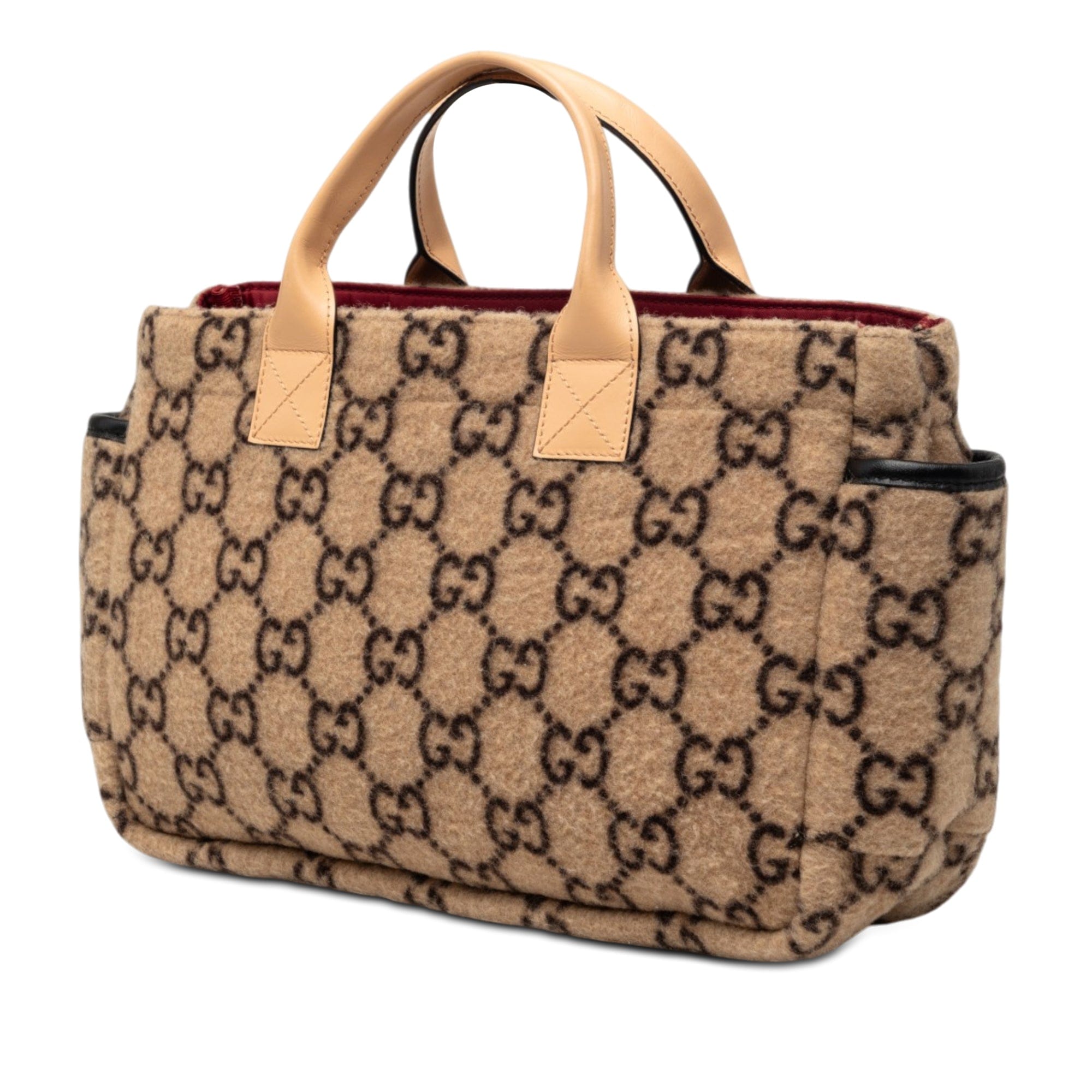 Gucci GG Wool Childrens Pocket Handbag