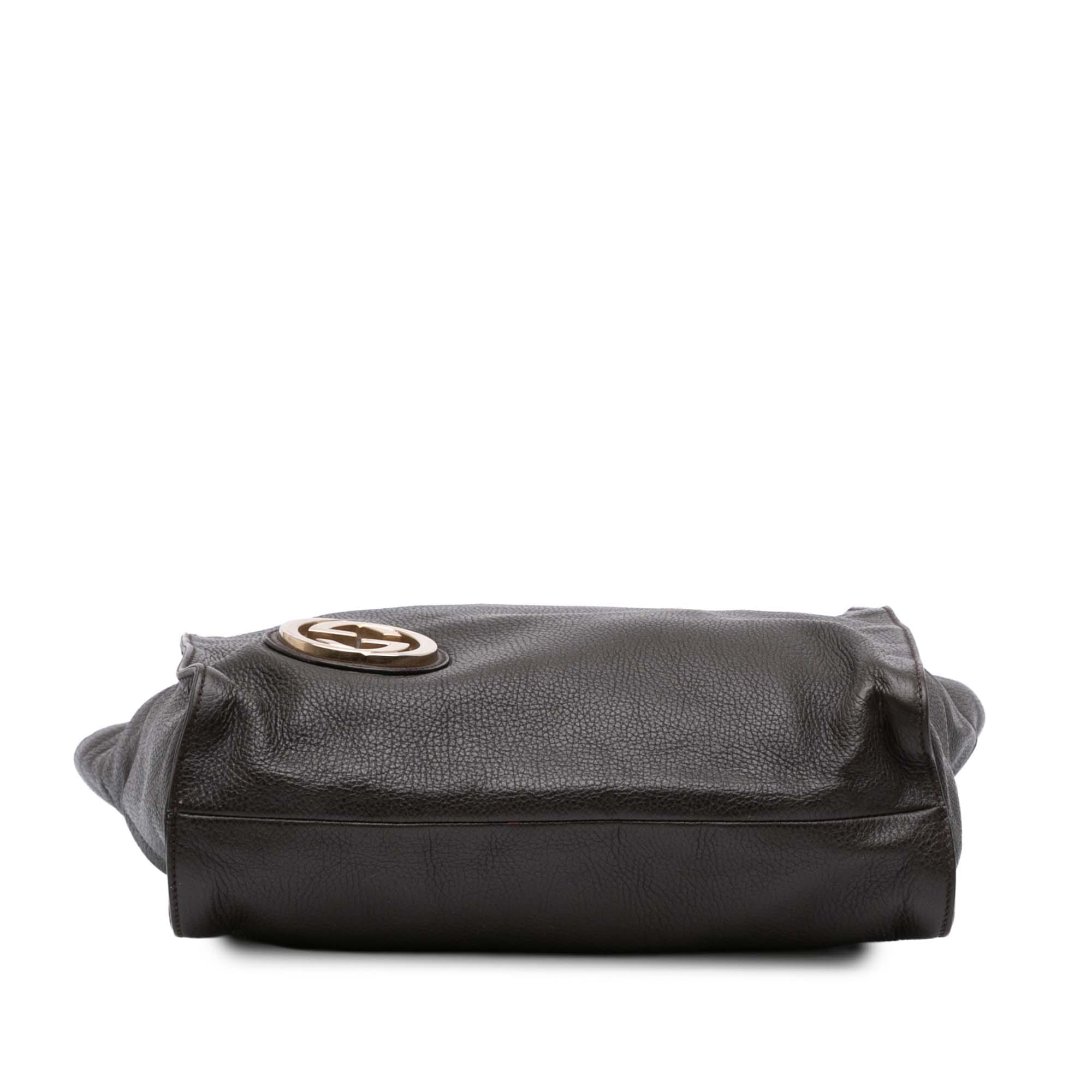 Gucci Dollar Calfskin Interlocking G Tote