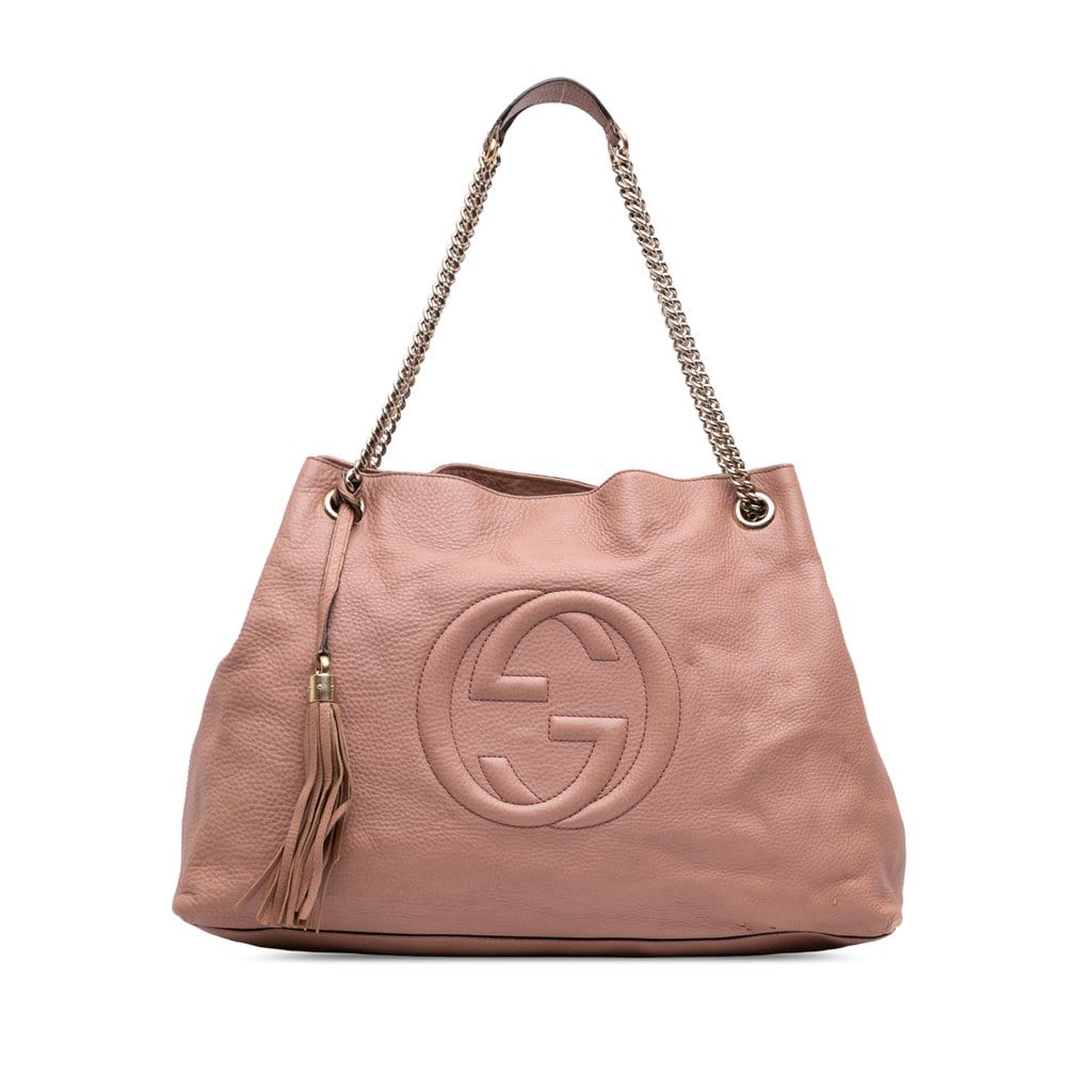 Gucci Large Calfskin Soho Chain Tote