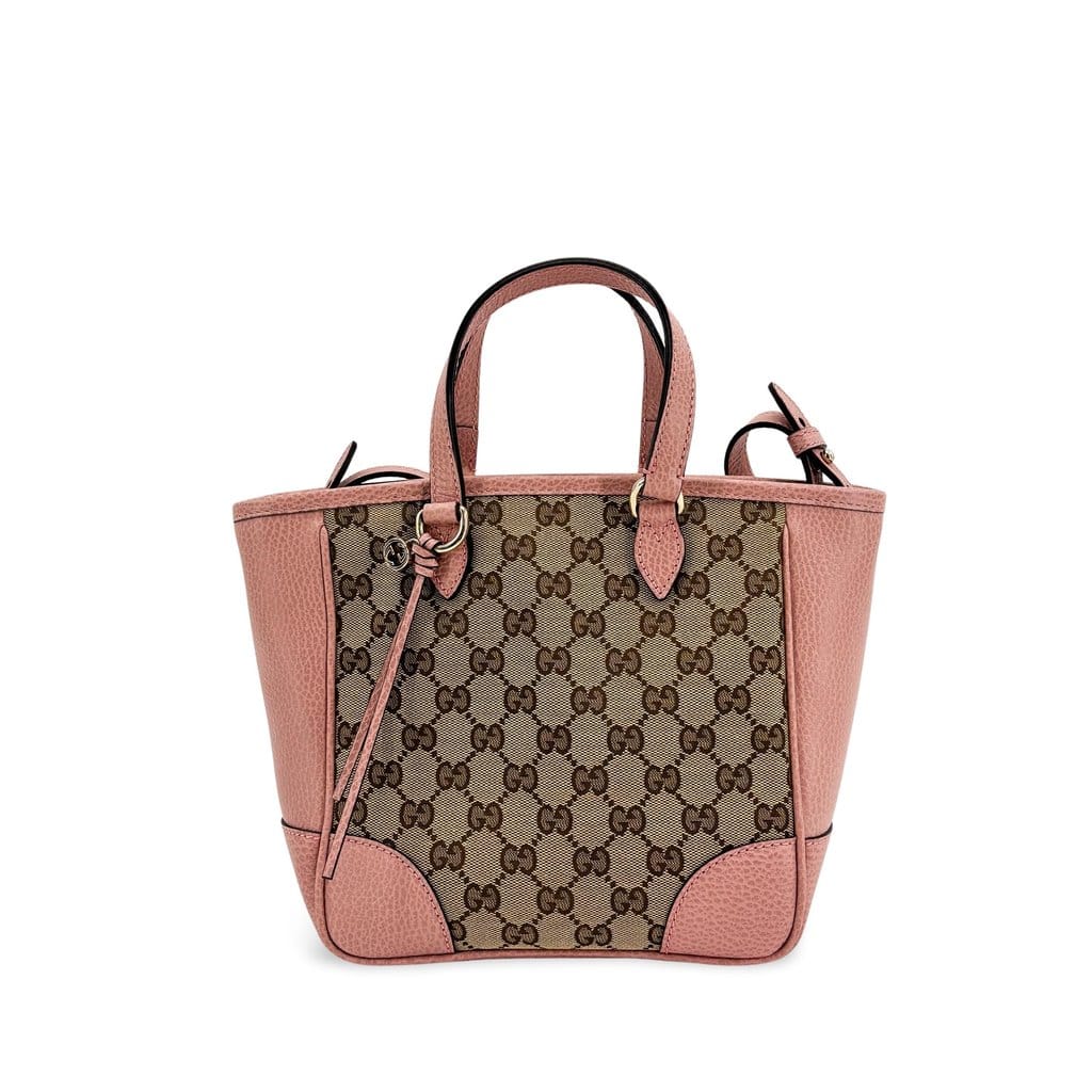 Gucci Bree GG Canvas Small Tote Bag Pink