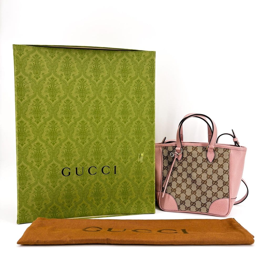 Gucci Bree GG Canvas Small Tote Bag Pink