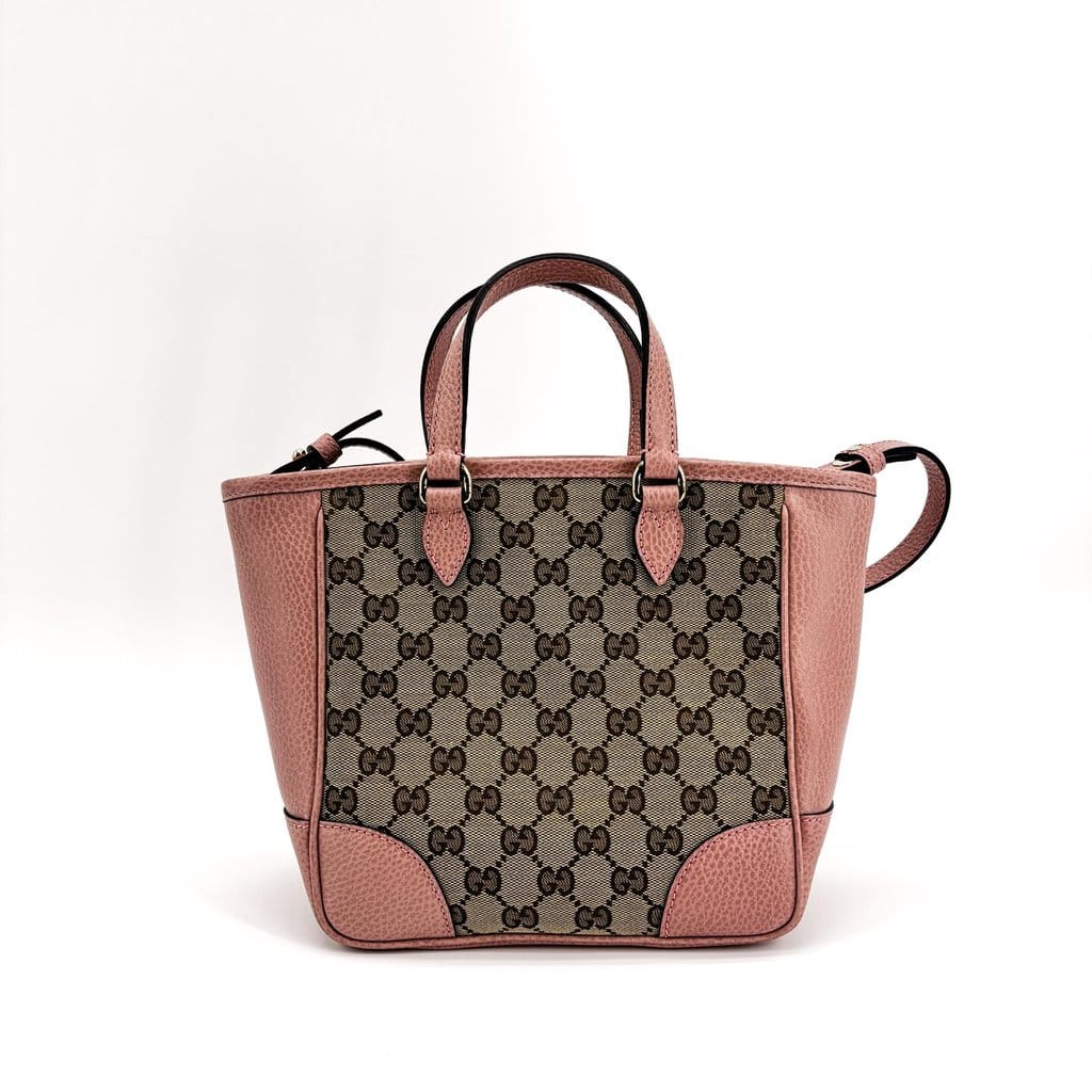 Gucci Bree GG Canvas Small Tote Bag Pink