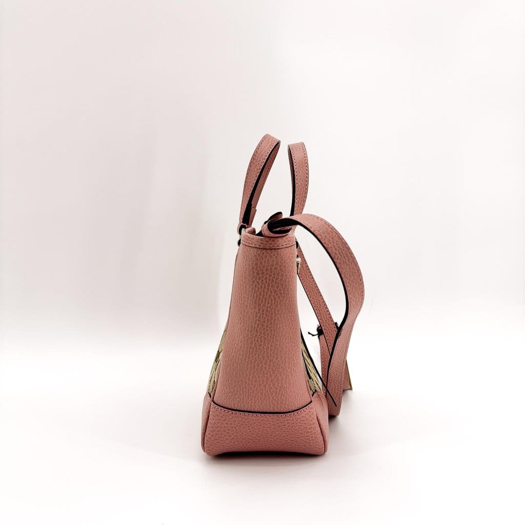 Gucci Bree GG Canvas Small Tote Bag Pink