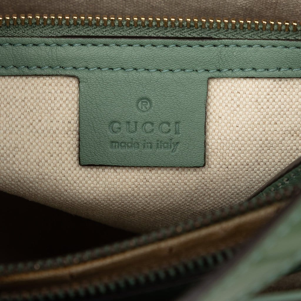 Gucci Patent Microguccissima Nice Tote
