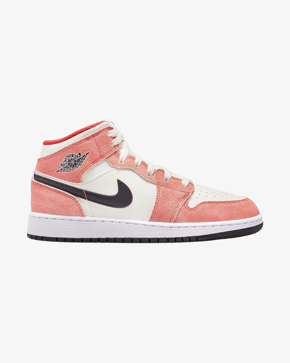 NIKE AIR JORDAN1 MID SE GS ORANGE SUEDE