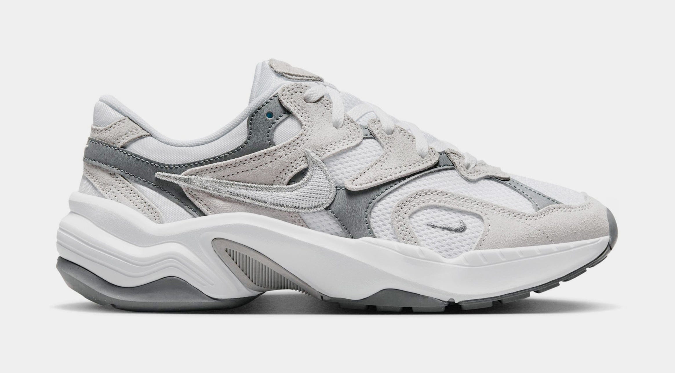 Nike AL8 Womens Running Shoes (White/Smoke Grey/Black/Metallic Silver)