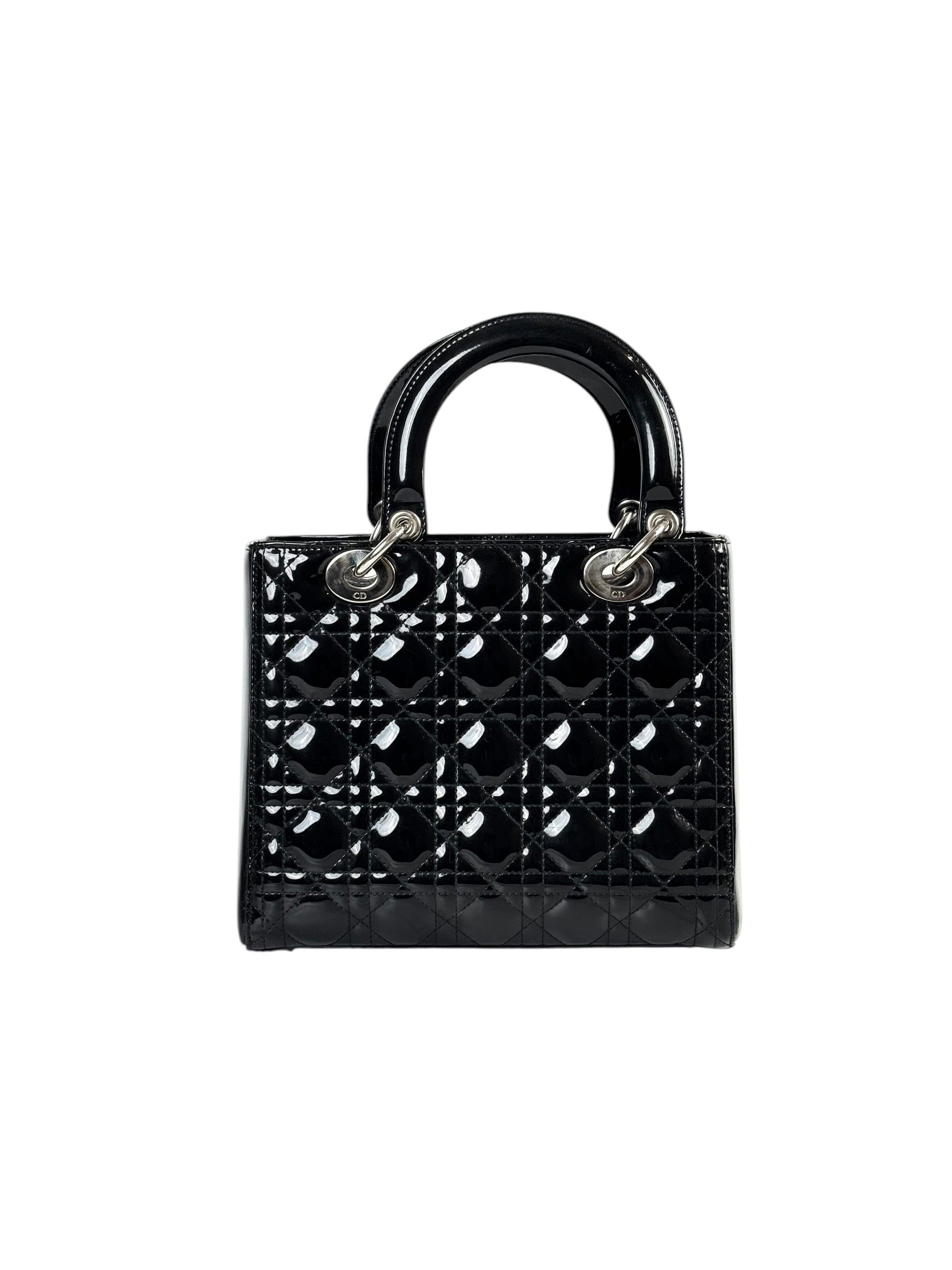 Dior Lady Dior Medium Bag in Black